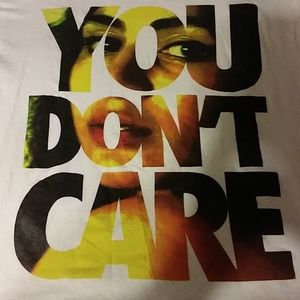 EMMURE " YOU DONT CARE" TSHIRT SIZE LARGE